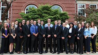 Members of Cedarville's Integrated Business Core